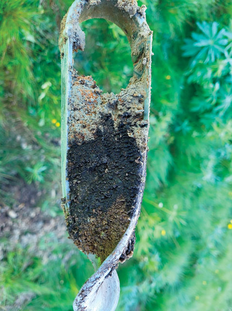 Soil core, Gjellestad, Norway