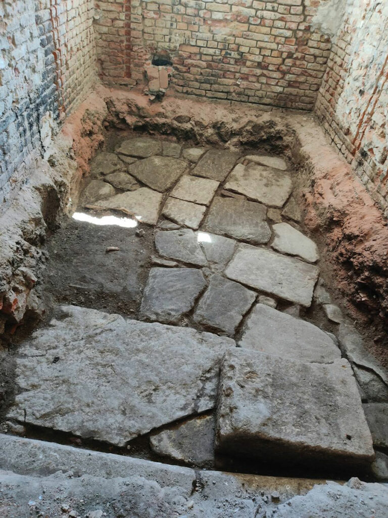 Roman theater excavation, Sisak, Croatia