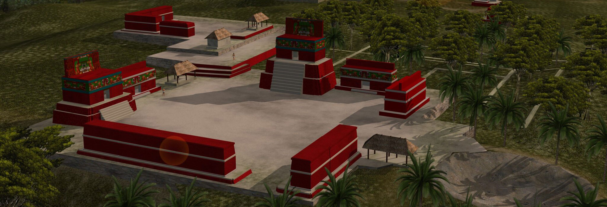 Digital reconstruction of Maya complex discovered near Uaxactún, Guatemala