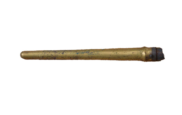Gold spear sheath