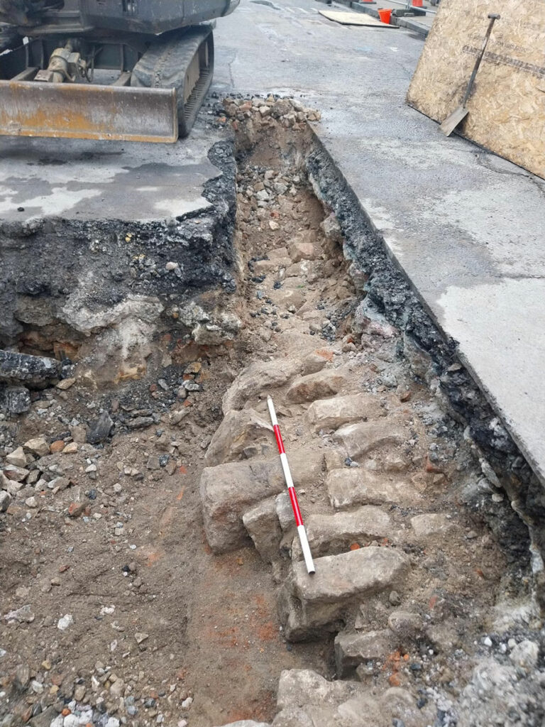 Remnants of medieval hospital, York, England