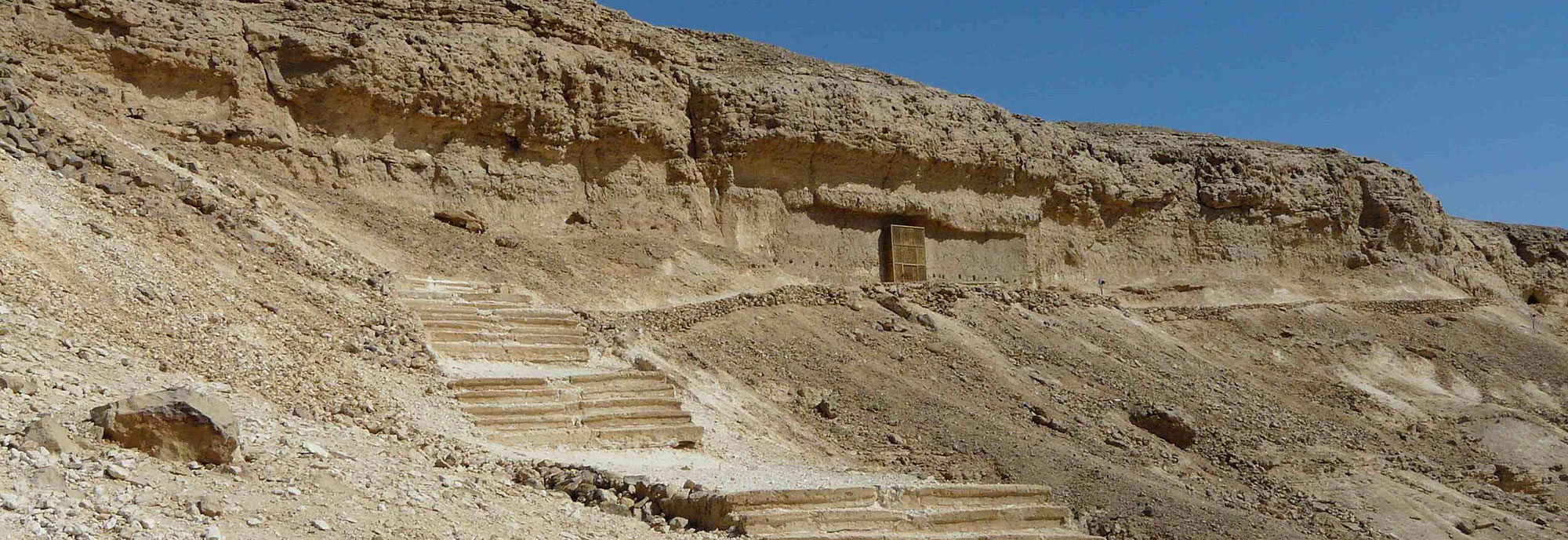 Exterior of northern tombs, Amarna, Egypt