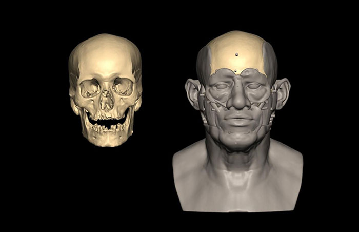 Facial reconstruction of the Nuwayrat individual