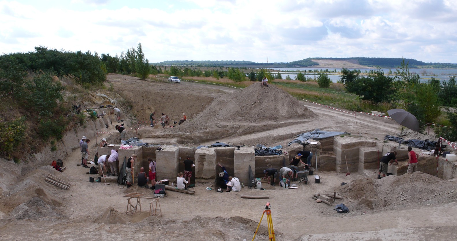 Excavations of the Neumark-Nord 2 site, Germany