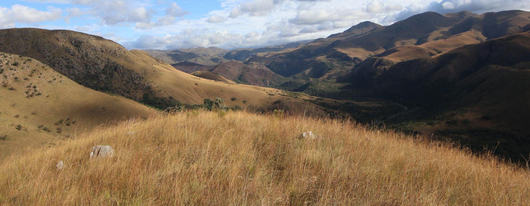Landscape photo of the Mgwayiza Valley, Eswatini
