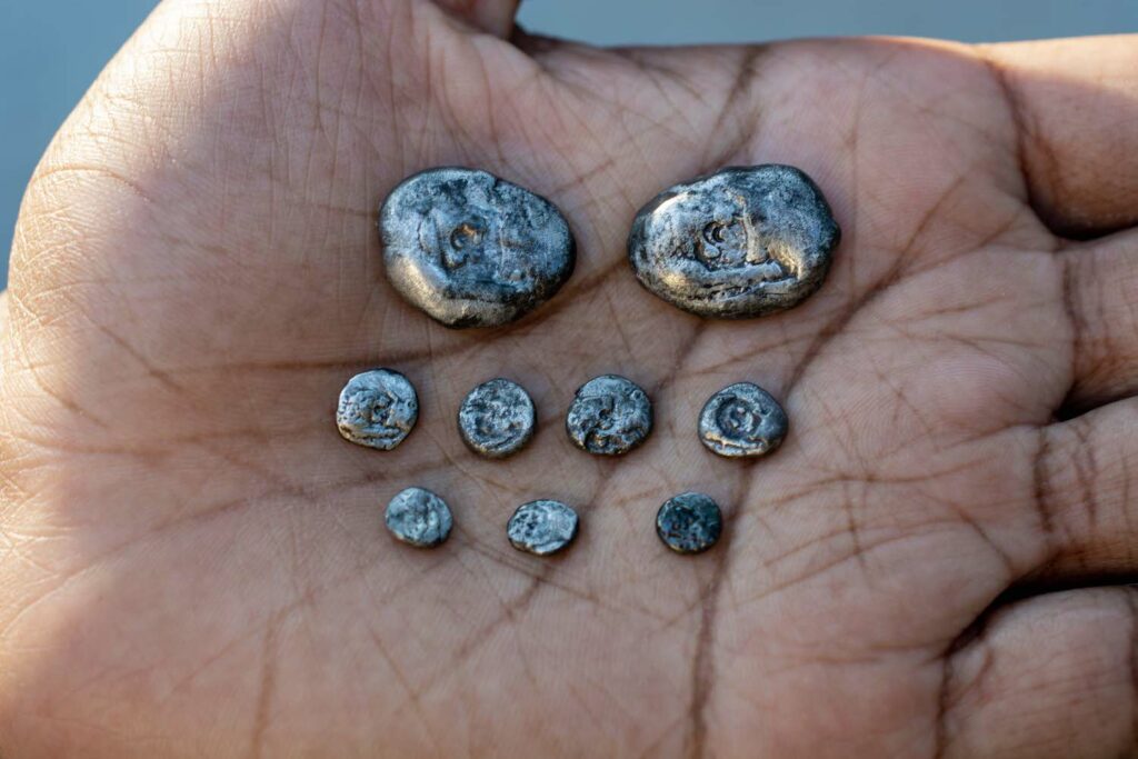 Silver coins
