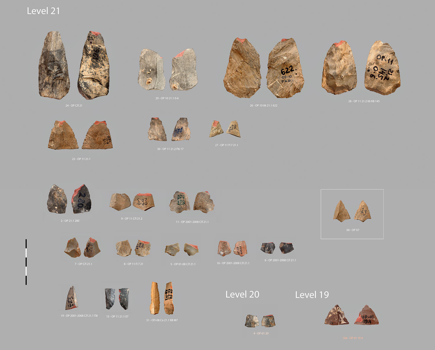 Impacted points and bladelets from Obi-Rakhmat