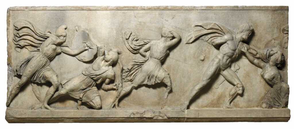 Amazon frieze from the Mausoleum at Halicarnassus