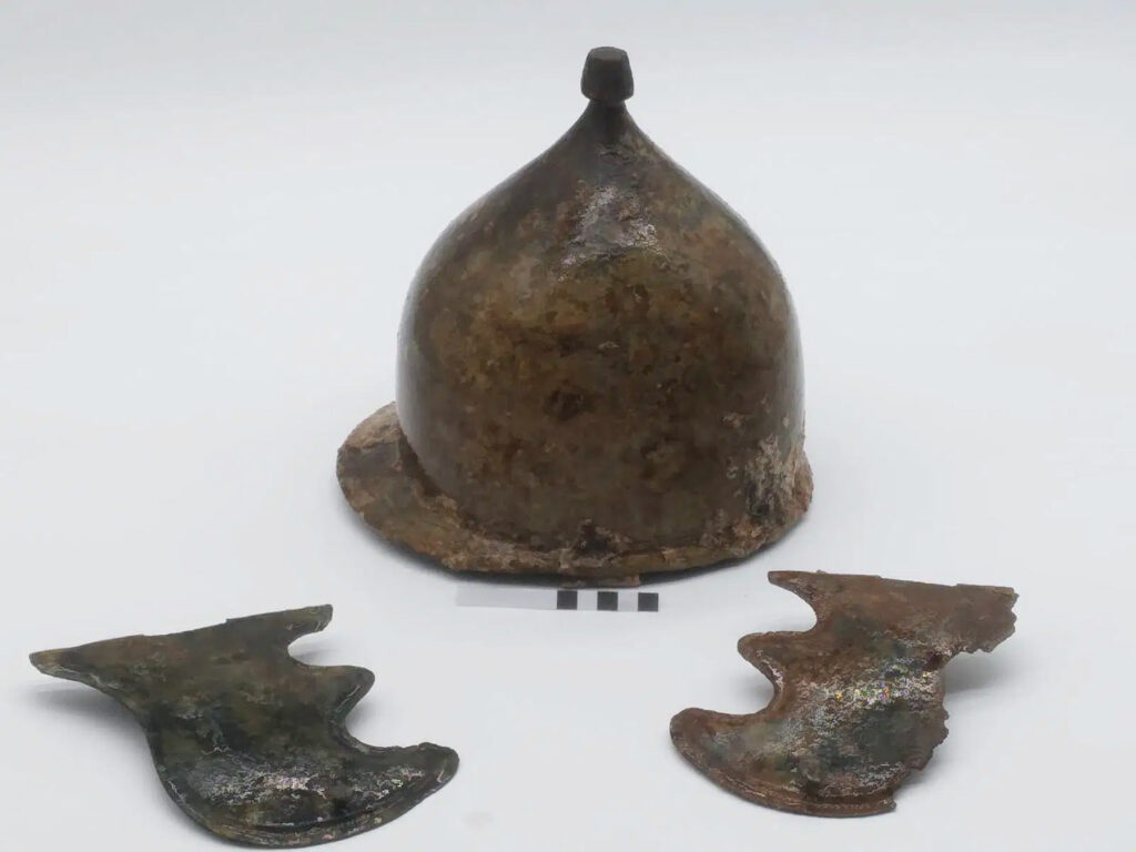 Helmet from Pivotal Ancient Naval Battle Recovered