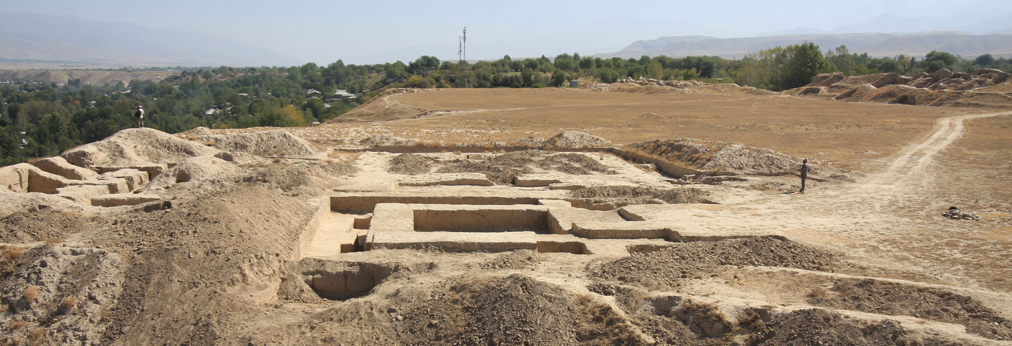 Excavation of Sanjar-Shah Royal Palace, Panjakent, Tajikistan