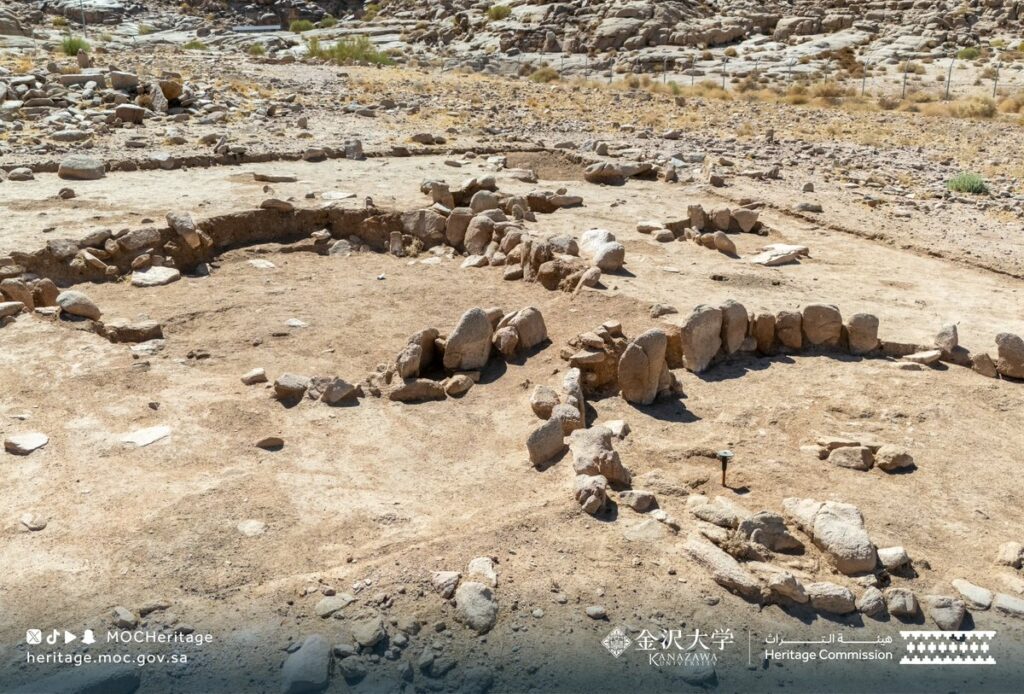 Circular stone structures, Masyoun, Saudi Arabia