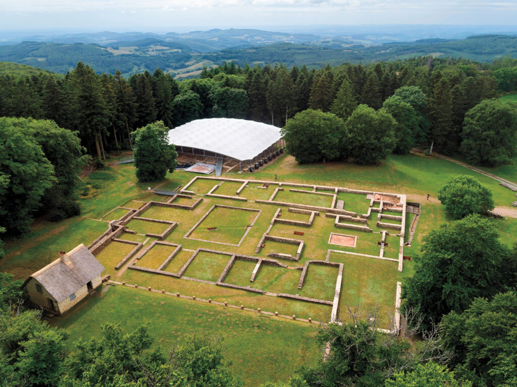 Bibracte, a fortified hilltop settlement on Mont Beuvray