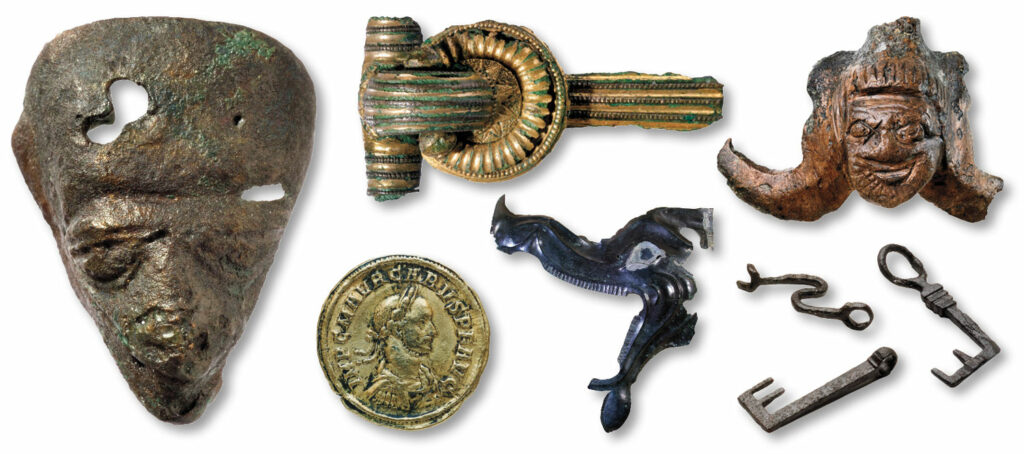Votive offerings found at Gallo-Roman sanctuaries