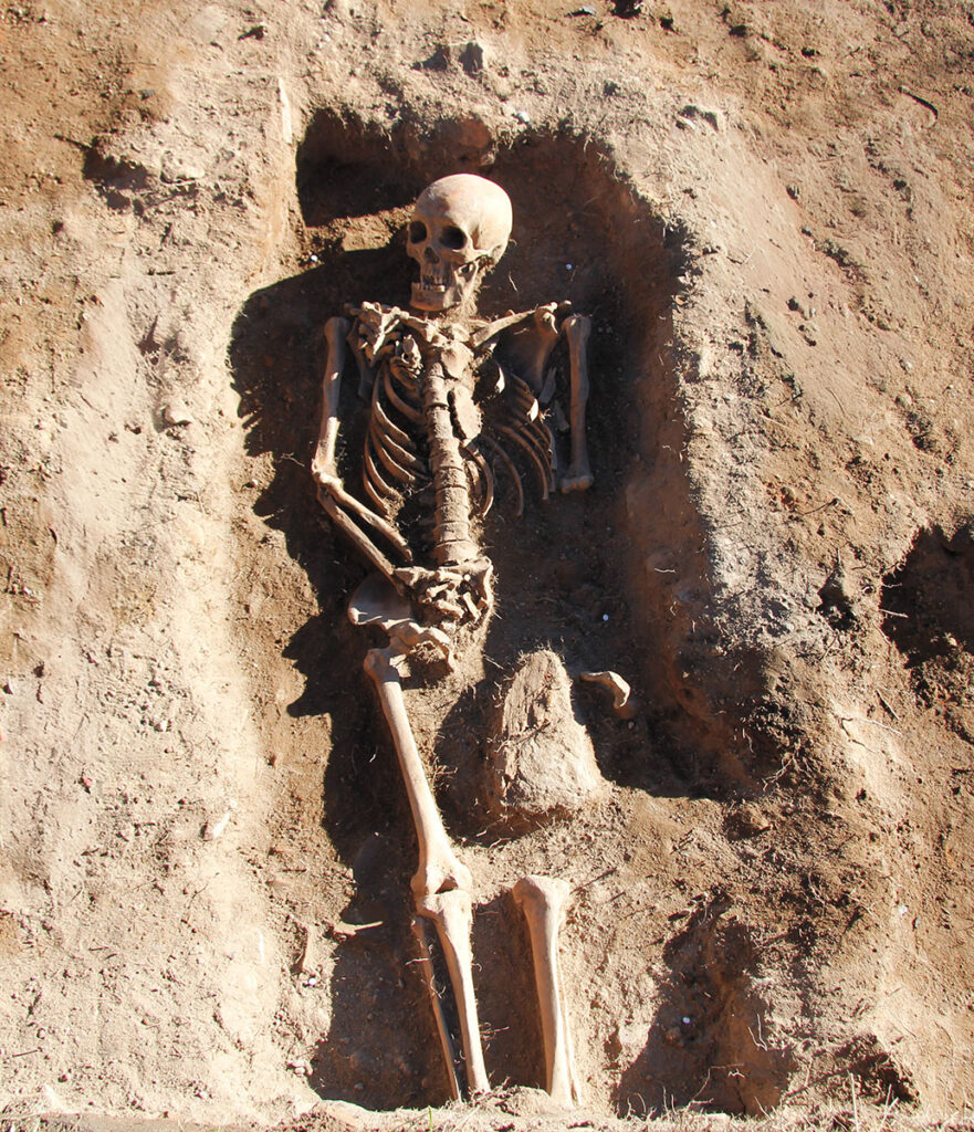 A Mongol warrior buried centuries after Karabalgasun was abandoned