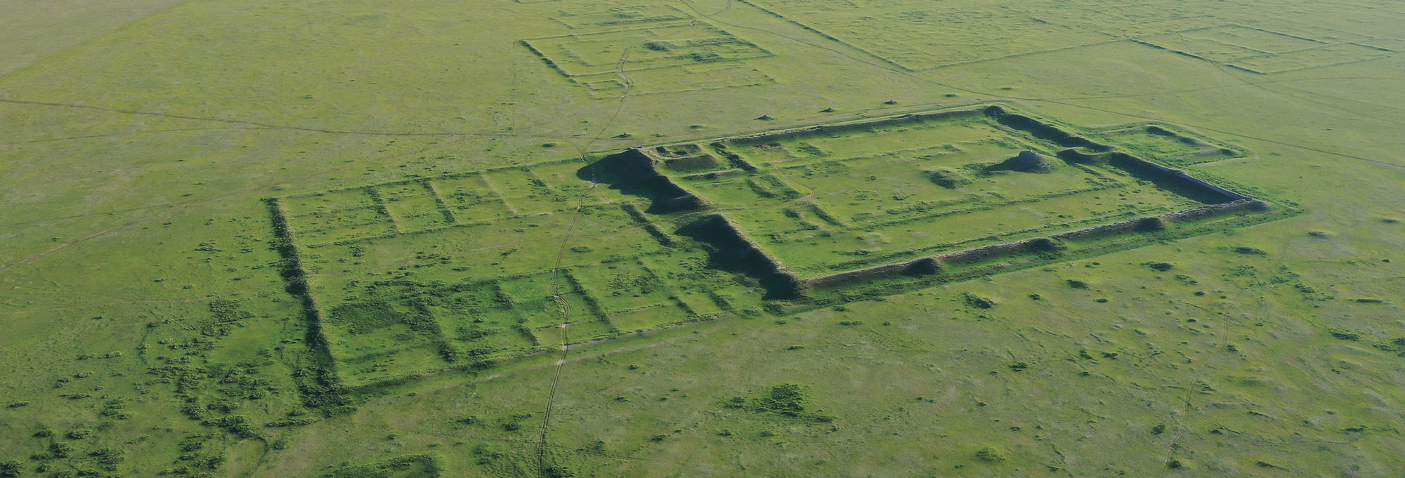 View of Karabalgasun, Mongolia, landscape
