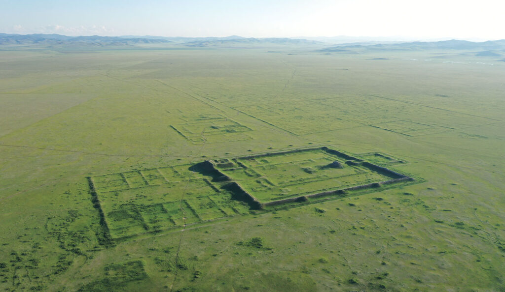 View of Karabalgasun, Mongolia, landscape