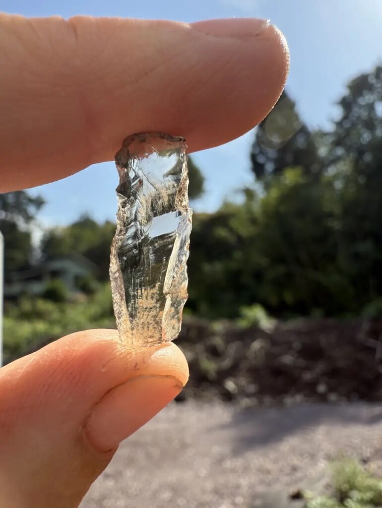 Rock crystal tool
