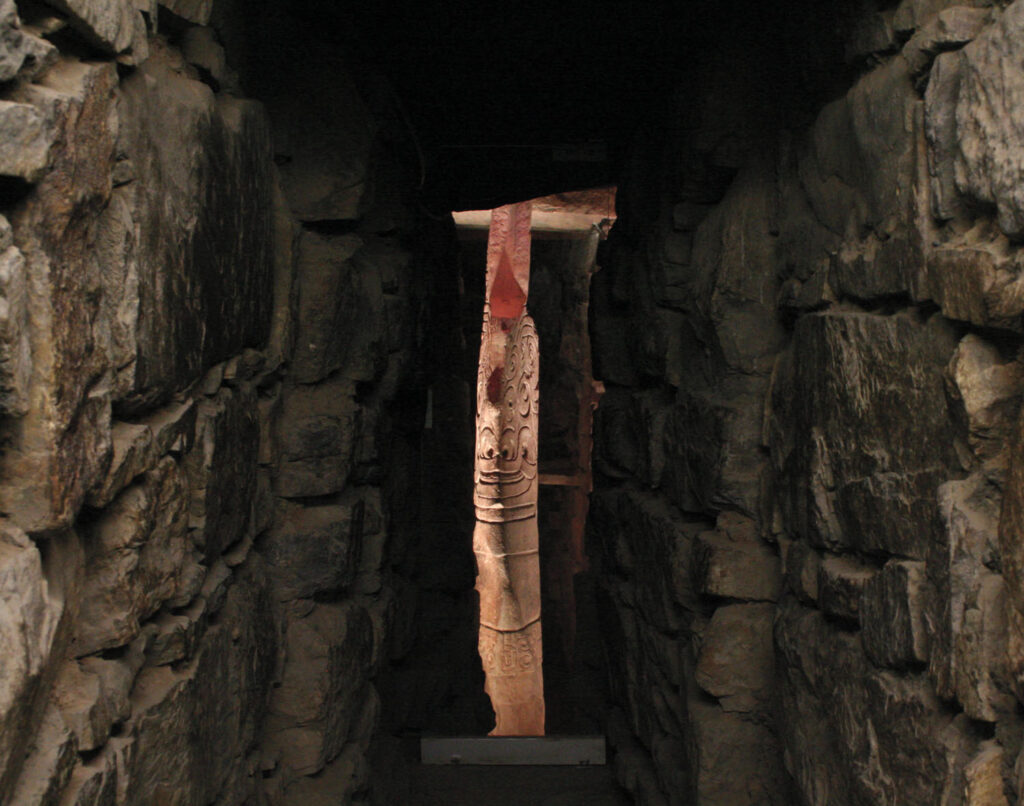 A 15-foot-tall monolith known as the Lanzon, or "lance"