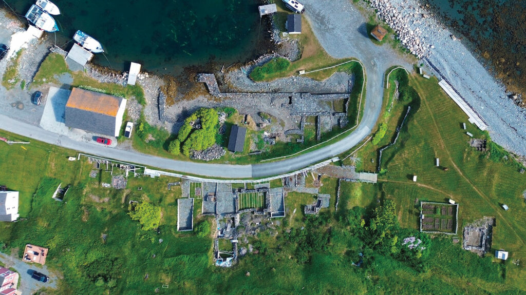 Aerial photo of Colony of Avalon, Newfoundland, Canada