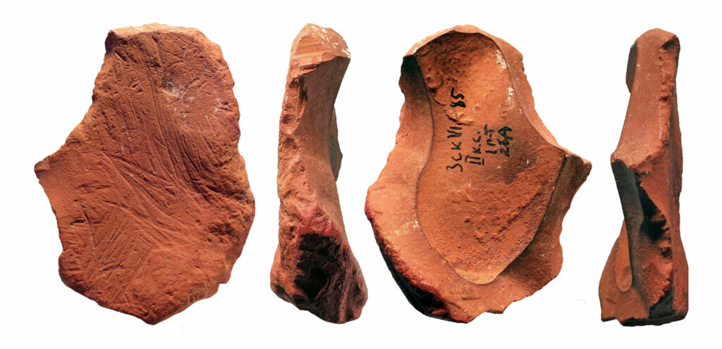 Modified ocher fragment