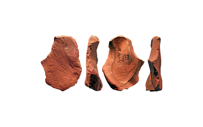 Modified ocher fragment