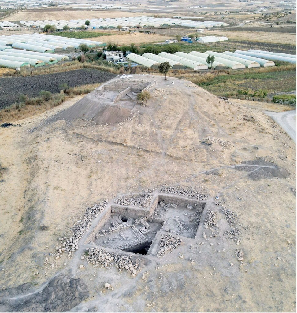 Aerial view of excavations, Kani Shaie, Iraq