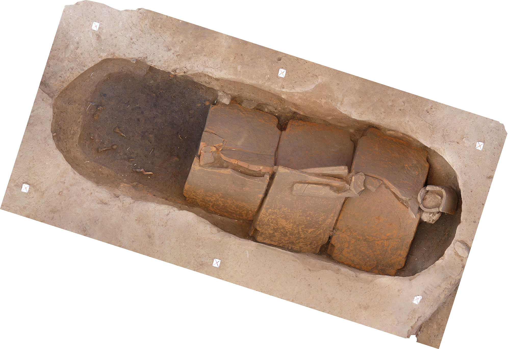 Tomb built above funeral pyre, Olbia, France