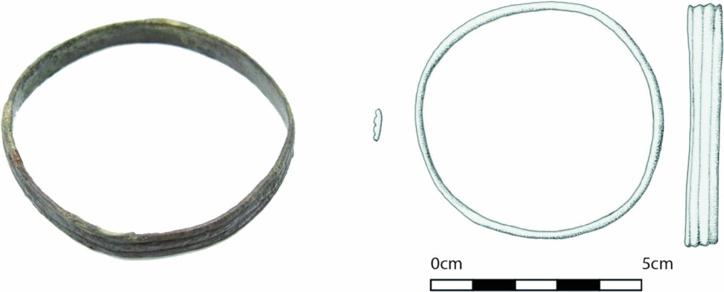 Silver bangle from El Argar Grave 292
