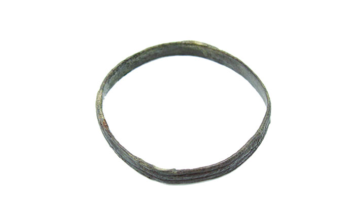 Silver bangle from an El Argar grave