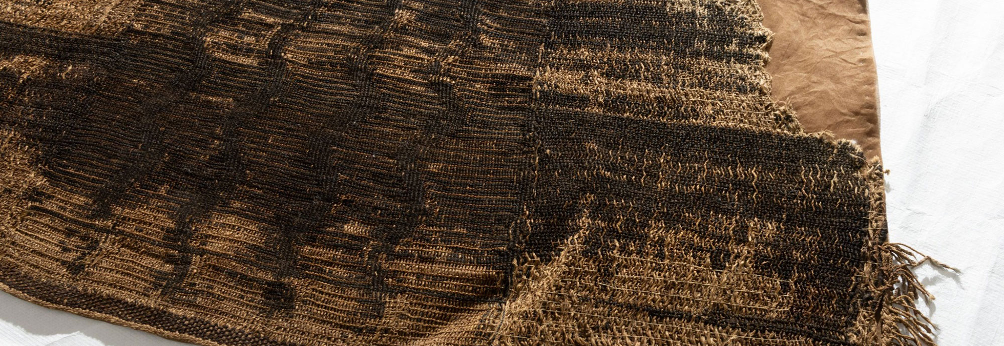 Detail of Maori war cloak