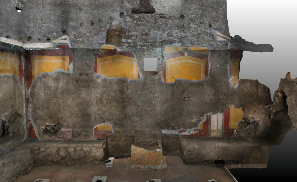 Sacellum in the villa at Civita Giuliana, Pompeii, Italy