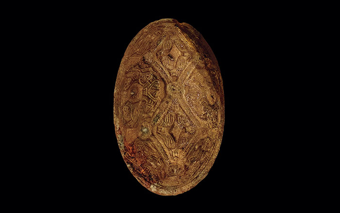 Copper alloy brooch