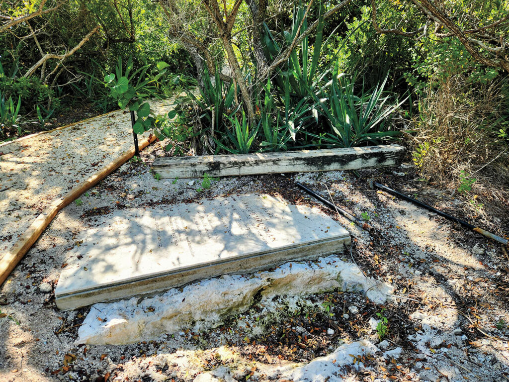 Jacob Housman's tombstone, Indian Key, Florida