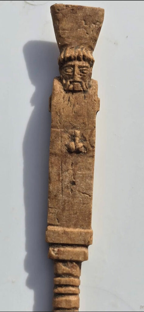 Carved Bone Stylus Recovered in Sicily