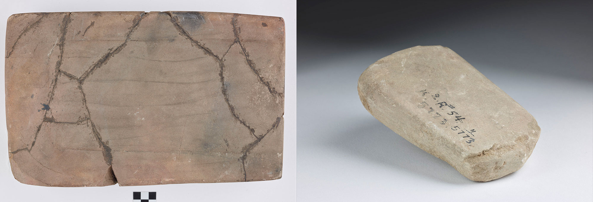 Metates from Pueblo Bonito at Chaco Canyon, New Mexico