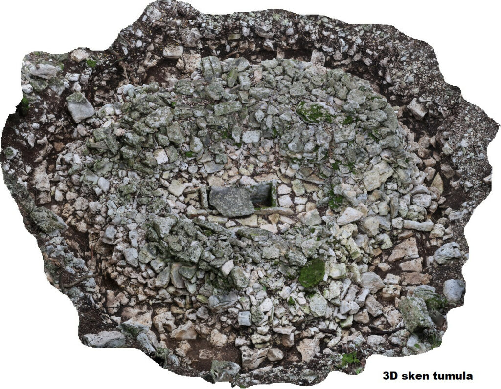 3D scan of tumulus on Veli Brijun, Croatia
