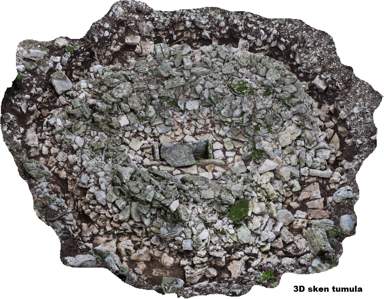 3D scan of tumulus on Veli Brijun, Croatia
