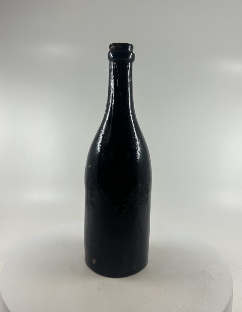 Intact bottle of alcohol