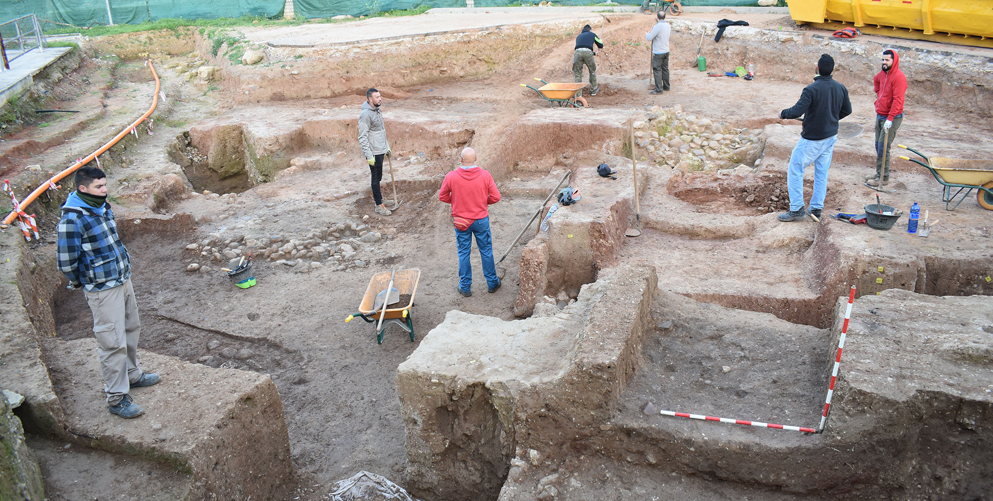 Excavation of ancient village, Colina de los Quemados, Spain