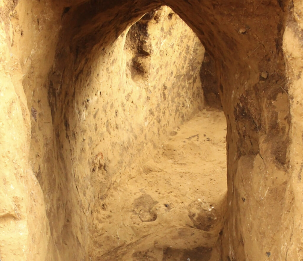 Excavated erdstall passage, Reinstedt, Germany