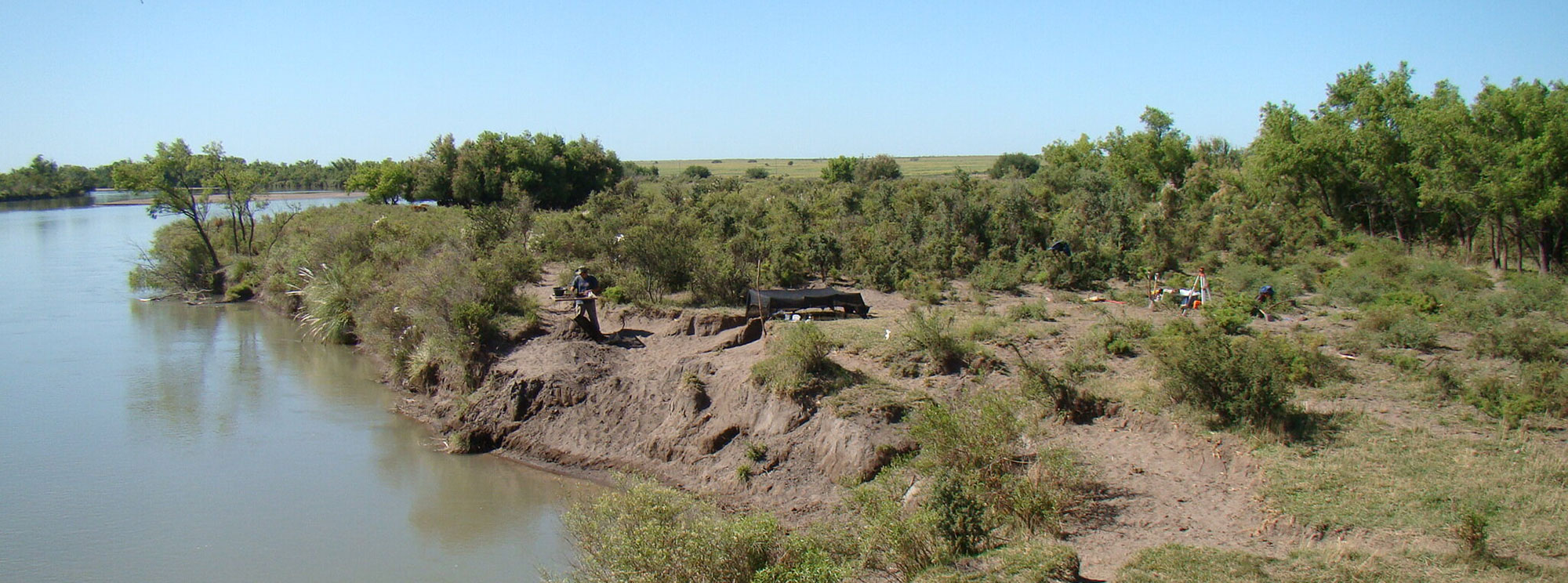Zoko Andi 1 site in Argentina, located on the right side of the lower basin of the Colorado River