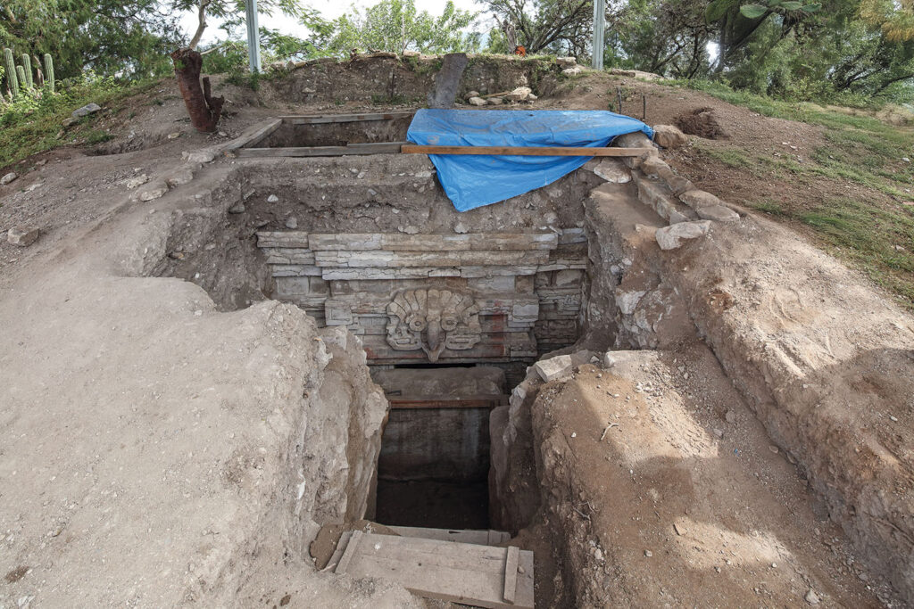 Zapotec tomb, Oaxaca Valley, Mexico