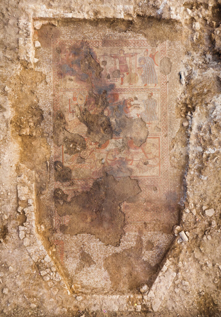 Ketton Mosaic aerial view