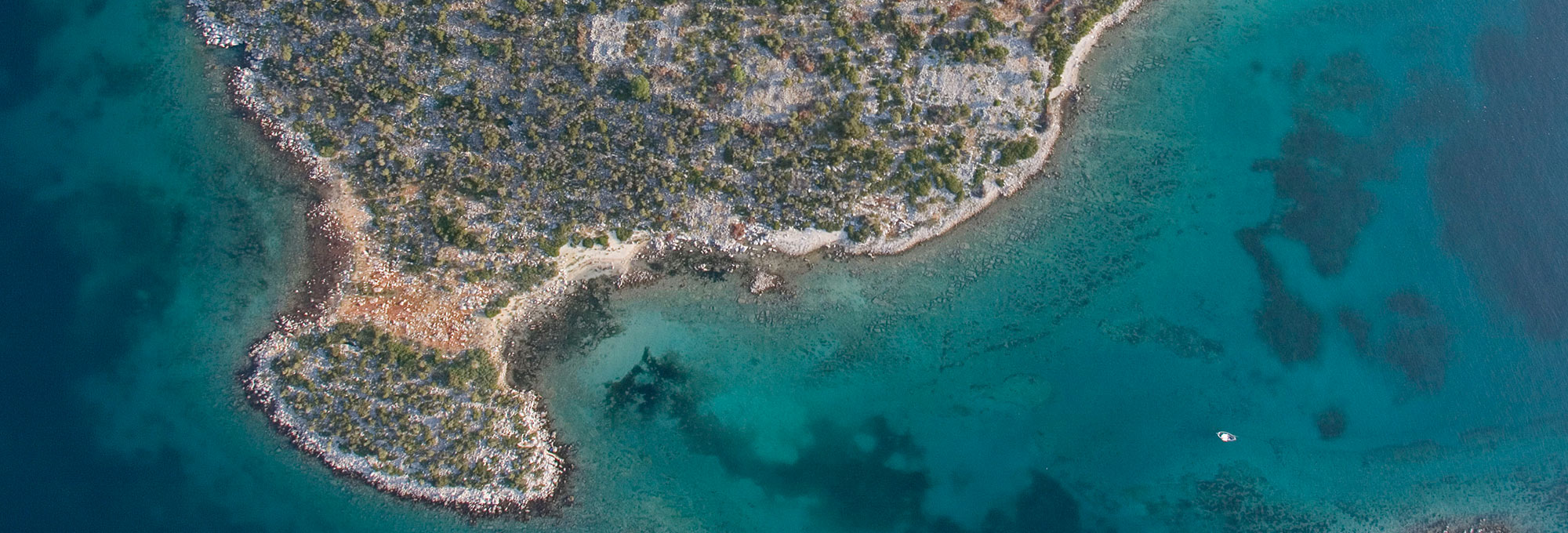Aerial view of Kalamianos, Greece
