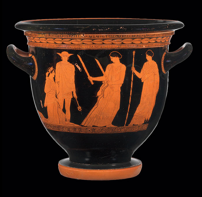 Vase illustrating Hymn to Demeter