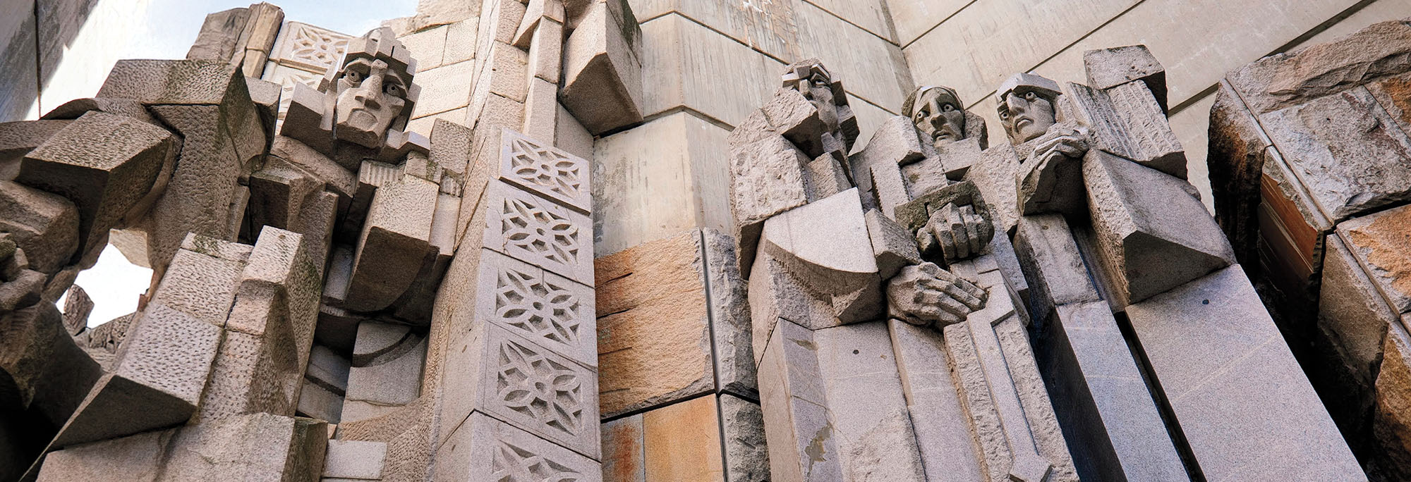 A monument called the Founders of the Bulgarian State in the eastern Bulgarian city of Shumen