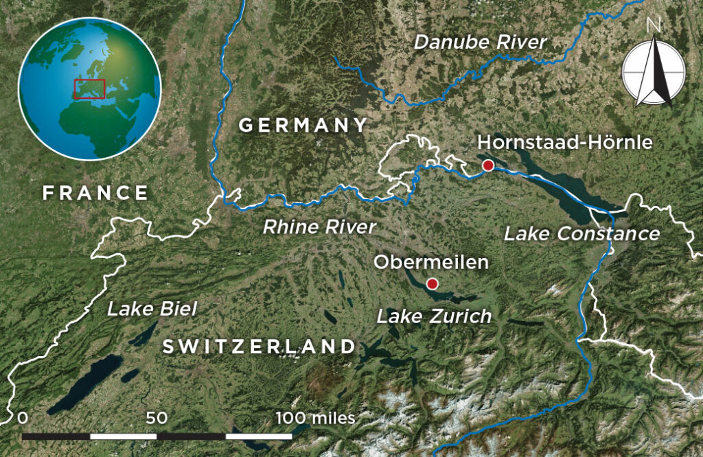 Map of Alpine region