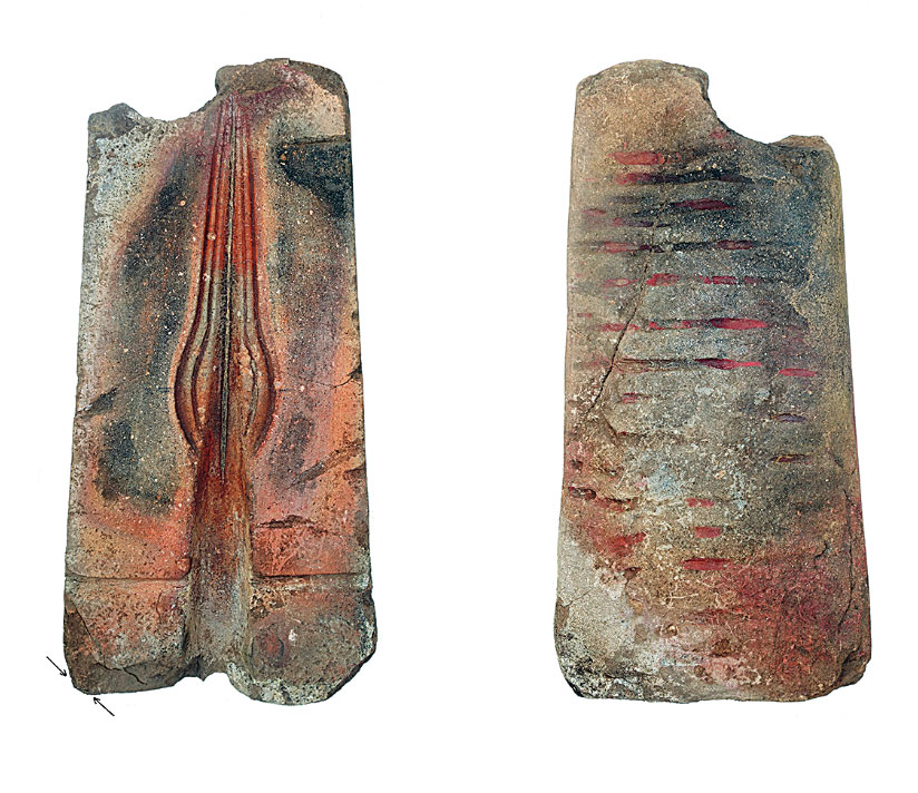 Stone mold for casting a spearhead tip