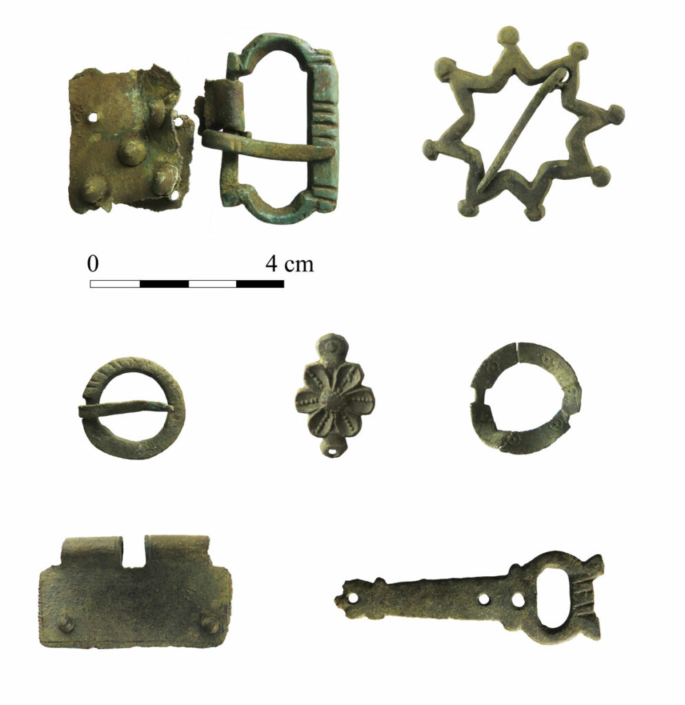 Ornaments worn by the medieval inhabitants of Stolzenberg