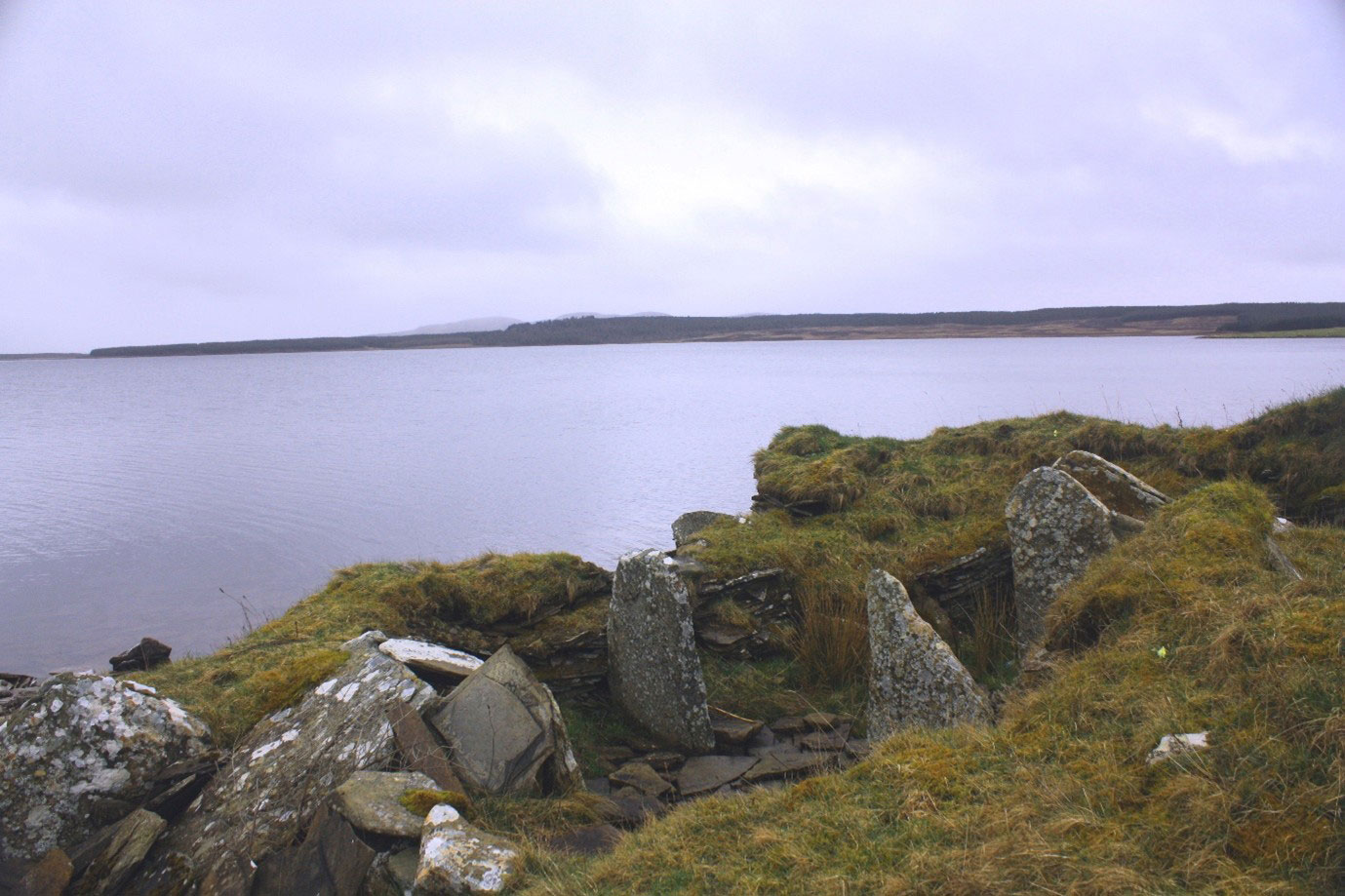 Tomb at Loch Calder, Scotland